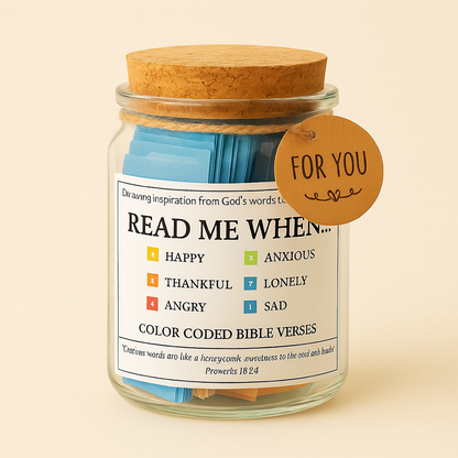 Daily Inspirational Bible Verse Jar