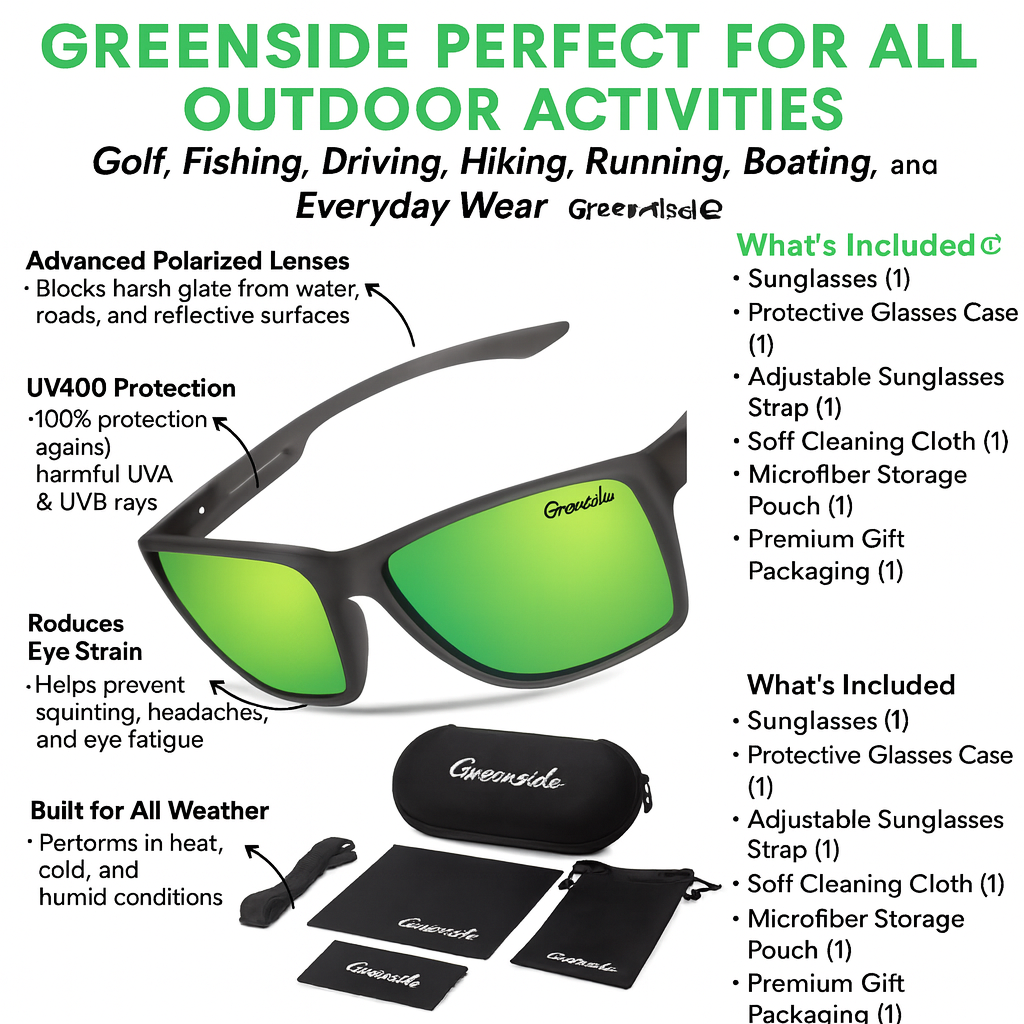 Greenside™ PrismVision Outdoor Sport Sunglasses