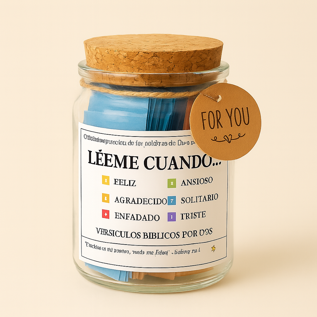 Daily Inspirational Bible Verse Jar