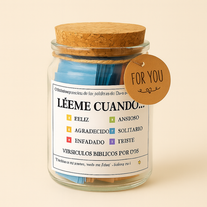 Daily Inspirational Bible Verse Jar