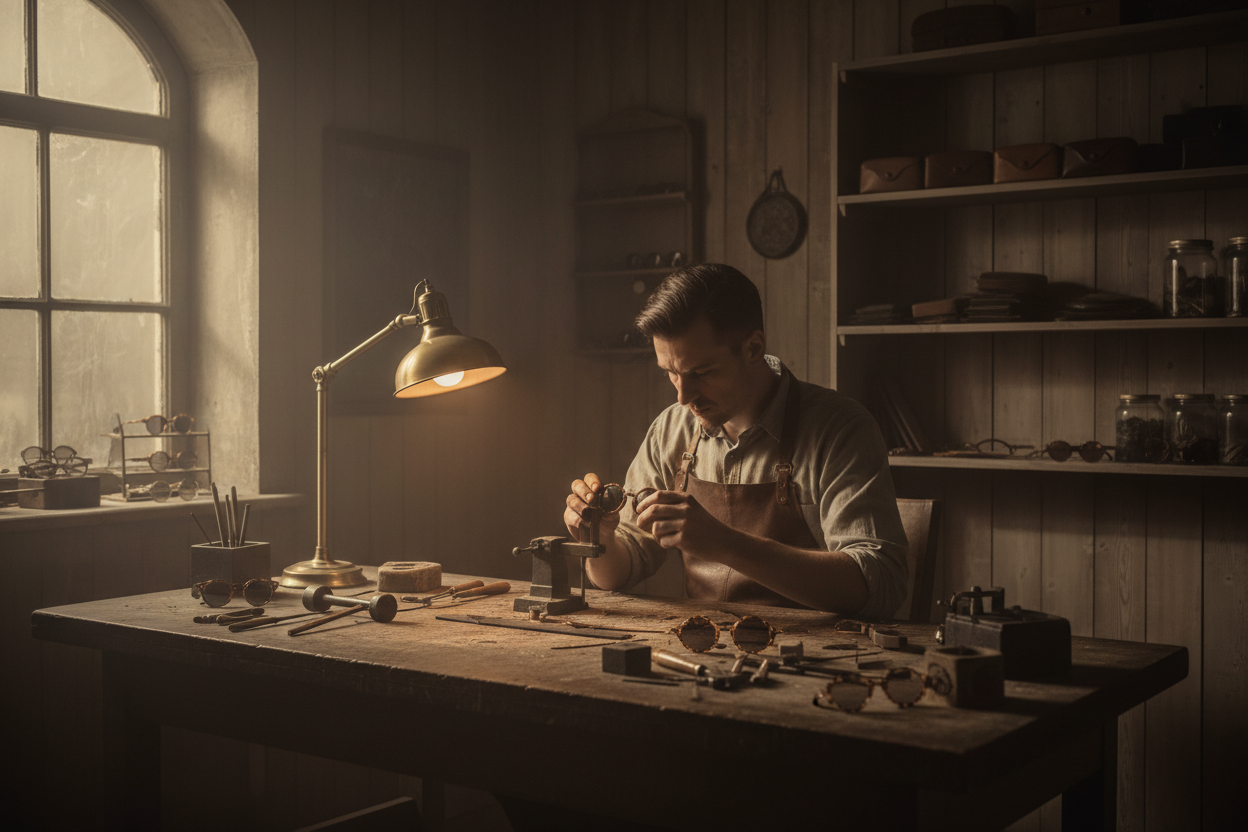 make it like older times creating UV sunglasses in dark lgihting and just 1 picutre 